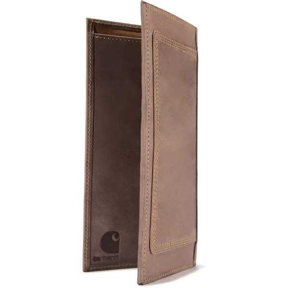 Carhartt Men's Rugged Leather Triple Stitch Wallet Available in Multiple Colors - Picture 8 of 10